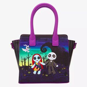 Loungefly The Nightmare Before Christmas Jack & Sally Dolls Mini Satchel Bag